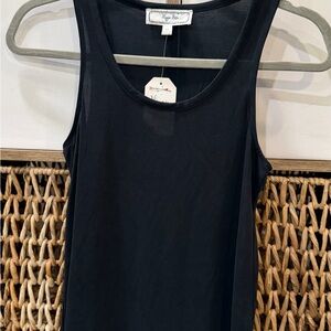 Hippie Rose Classic Black Tank Top